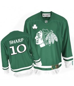 NHL Patrick Sharp Chicago Blackhawks Premier St Patty's Day Reebok Jersey - Green
