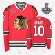 NHL Patrick Sharp Chicago Blackhawks Authentic Home Stanley Cup Finals Reebok Jersey - Red