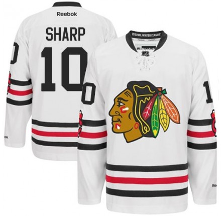 NHL Patrick Sharp Chicago Blackhawks Authentic 2015 Winter Classic Reebok Jersey - White
