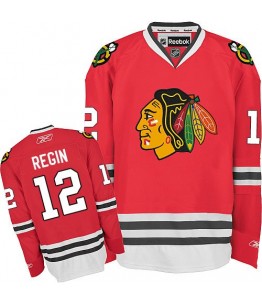 NHL Peter Regin Chicago Blackhawks Premier Home Reebok Jersey - Red