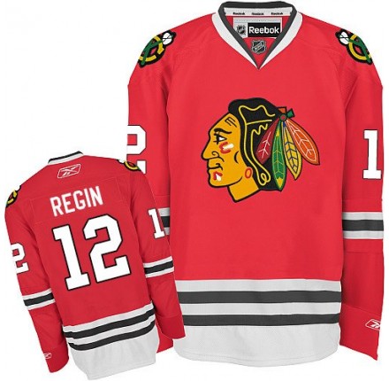 NHL Peter Regin Chicago Blackhawks Premier Home Reebok Jersey - Red