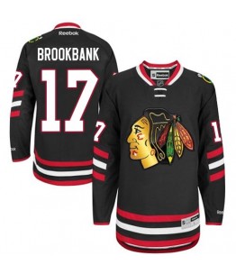 NHL Sheldon Brookbank Chicago Blackhawks Authentic 2014 Stadium Series Reebok Jersey - Black