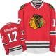 NHL Sheldon Brookbank Chicago Blackhawks Authentic Home Reebok Jersey - Red